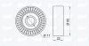 IPD 15-1034 (151034) Deflection/Guide Pulley, v-ribbed belt