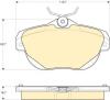 GIRLING 6116641 Brake Pad Set, disc brake