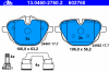 ATE 13.0460-2760.2 (13046027602) Brake Pad Set, disc brake