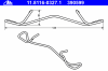 ATE 11.8116-0327.1 (11811603271) Spring, brake caliper