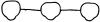 VICTOR REINZ 71-34241-00 (713424100) Gasket, intake manifold