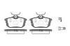 REMSA 060512 Brake Pad Set, disc brake