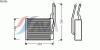 AVA QUALITY COOLING FD6356 Heat Exchanger, interior heating