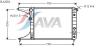 AVA QUALITY COOLING OLA2201 Radiator, engine cooling