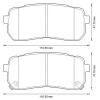 JURID 572596J Brake Pad Set, disc brake