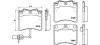 BREMBO P85048 Brake Pad Set, disc brake