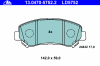 ATE 13.0470-5752.2 (13047057522) Brake Pad Set, disc brake