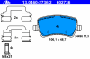 ATE 13.0460-2736.2 (13046027362) Brake Pad Set, disc brake