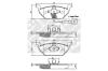 MAPCO 6469/1 (64691) Brake Pad Set, disc brake