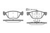 ROADHOUSE 2589.22 (258922) Brake Pad Set, disc brake