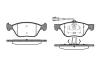 ROADHOUSE 258932 Brake Pad Set, disc brake