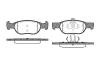 REMSA 058820 Brake Pad Set, disc brake