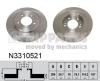 NIPPARTS N3310521 Brake Disc