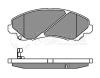 MEYLE 0252358416/W (0252358416W) Brake Pad Set, disc brake