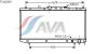 AVA QUALITY COOLING TOA2324 Radiator, engine cooling