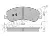 fri.tech. 696.1 (6961) Brake Pad Set, disc brake