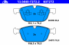 ATE 13.0460-7272.2 (13046072722) Brake Pad Set, disc brake