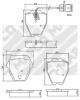 MAPCO 6817 Brake Pad Set, disc brake