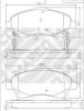 MAPCO 6834 Brake Pad Set, disc brake