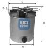 UFI 24.026.01 (2402601) Fuel filter