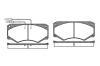 ROADHOUSE 204704 Brake Pad Set, disc brake