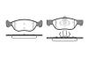 ROADHOUSE 258700 Brake Pad Set, disc brake