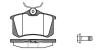REMSA 026392 Brake Pad Set, disc brake