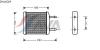 AVA QUALITY COOLING DWA6024 Heat Exchanger, interior heating