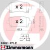 ZIMMERMANN 24421.170.2 (244211702) Brake Pad Set, disc brake
