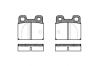 ROADHOUSE 200500 Brake Pad Set, disc brake
