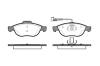 ROADHOUSE 266002 Brake Pad Set, disc brake