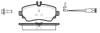 REMSA 065022 Brake Pad Set, disc brake