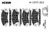 ICER 181957203 Brake Pad Set, disc brake