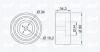 IPD 15-1049 (151049) Deflection/Guide Pulley, timing belt