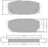 FREMAX FBP-1701 (FBP1701) Brake Pad Set, disc brake