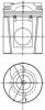 KOLBENSCHMIDT 99748600 Piston
