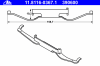 ATE 11.8116-0367.1 (11811603671) Spring, brake caliper