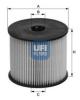 UFI 2605400 Fuel filter