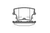ROADHOUSE 2112708 Brake Pad Set, disc brake