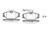 REMSA 0305.12 (030512) Brake Pad Set, disc brake