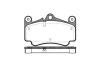 REMSA 098100 Brake Pad Set, disc brake
