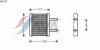 AVA QUALITY COOLING HY6137 Heat Exchanger, interior heating