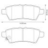 BENDIX 572610B Brake Pad Set, disc brake