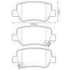 BENDIX 572627B Brake Pad Set, disc brake