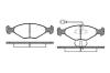 ROADHOUSE 212402 Brake Pad Set, disc brake