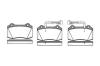 ROADHOUSE 243422 Brake Pad Set, disc brake