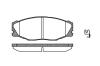 ROADHOUSE 244304 Brake Pad Set, disc brake
