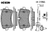 ICER 181986 Brake Pad Set, disc brake