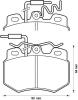 JURID 571320J Brake Pad Set, disc brake