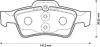 BENDIX 571989B Brake Pad Set, disc brake